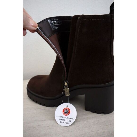 Blondo RAQU01SD-205 Women's Sz 6.5M Brown Suede Raquel Waterproof Boots - Picture 13 of 16